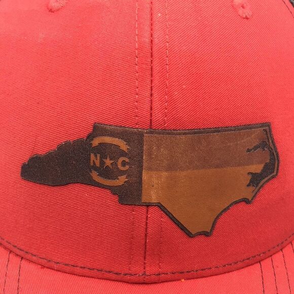 Richardson NC State Map Trucker Style Mesh SnapBack Hat  Baseball Cap - Picture 2 of 14